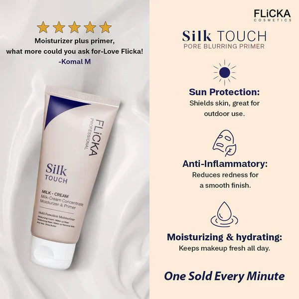 Flicka Silk Touch 3-in-1 Face Cream – Glow, Smooth & Sun Protection