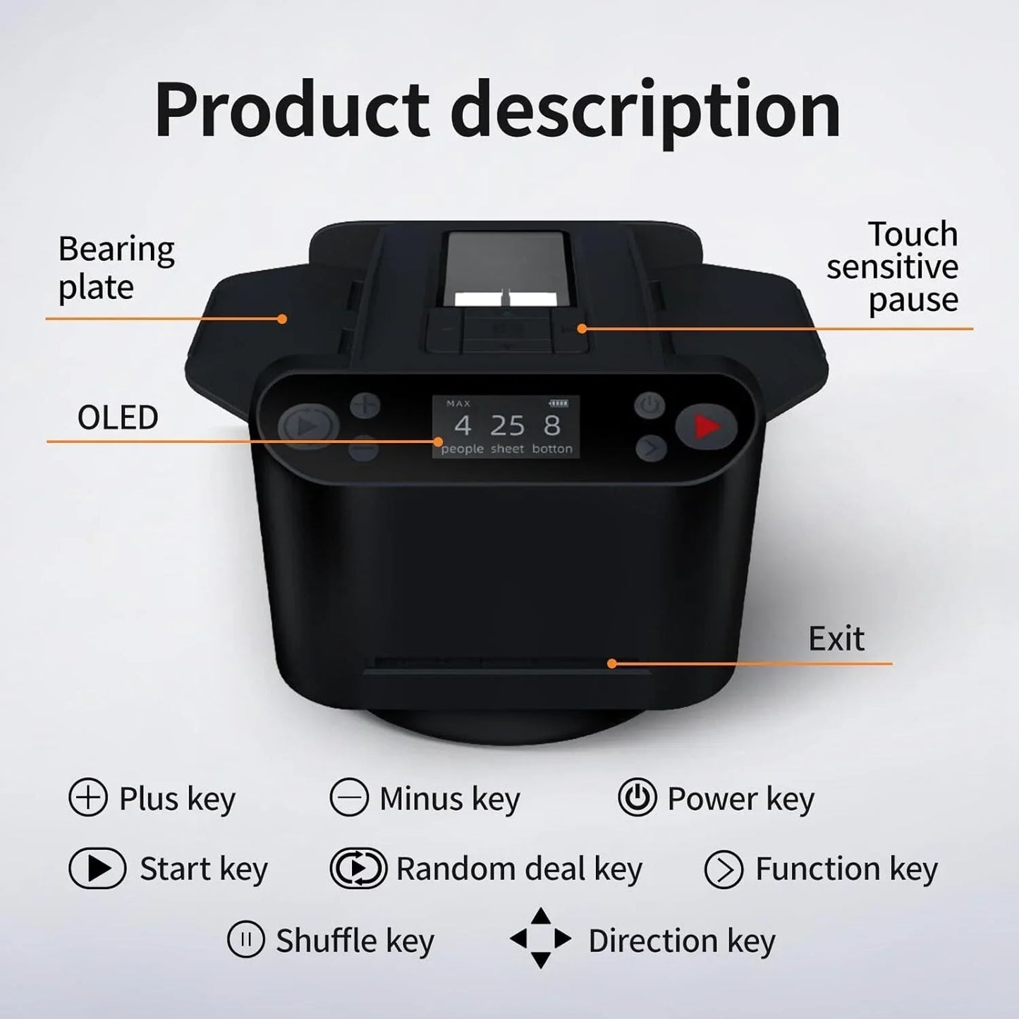Automatic Card Shuffler & Dealer Machine