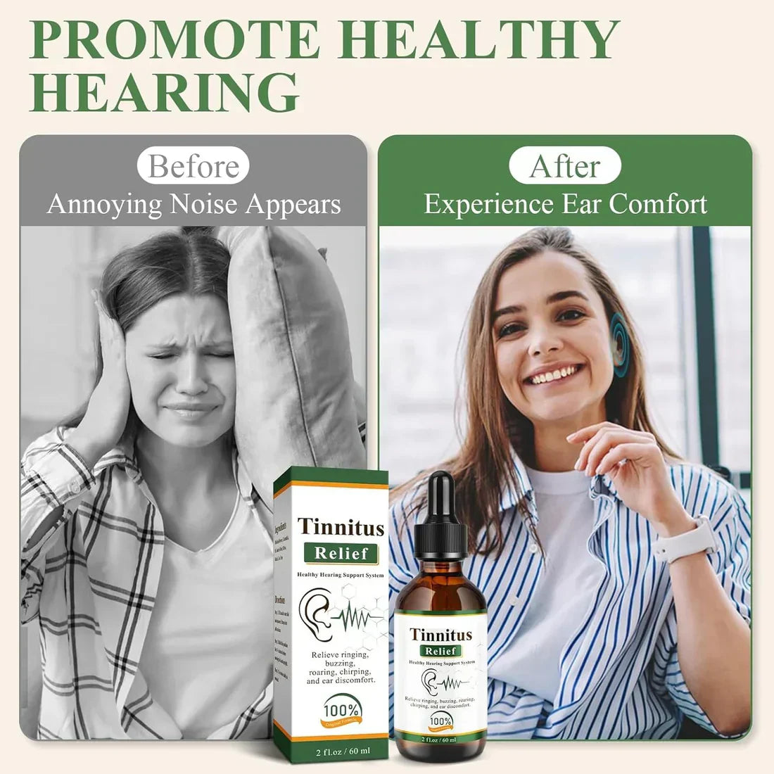 Herbal Tinnitus Relief Ear Drops – کان کےتمام مسائل کےلیے